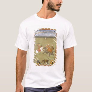 Een prins die zijn vijanden vecht op een olifant, t-shirt