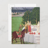 Een Prins smeekt water van vrouwen in een put Briefkaart (Voorkant / Achterkant)