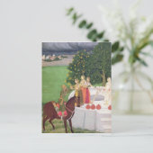 Een Prins smeekt water van vrouwen in een put Briefkaart (Staand voorkant)