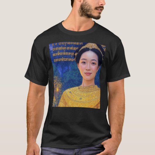 Een prinses bezoekt Mealea en Rahu T-shirt (Voorkant)