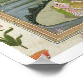 Een prinses die naar vrouw muzikanten luistert doo poster (Hoek)