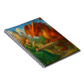 Een prinses die schaak speelt met een drakenfantas notitieboek (Rechterzijde)