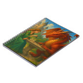 Een prinses die schaak speelt met een drakenfantas notitieboek (Linkerzijde)