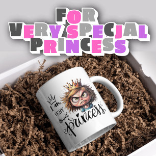 Een prinses die weet hoe ze moet schitteren! koffiemok