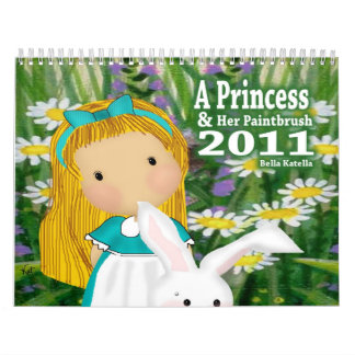 Een prinses en haar Paintborstel 2011 kalenders Kalender