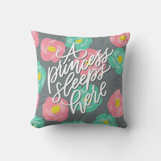 Een prinses slaapt hier kussen (Voorkant)