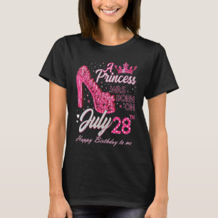 Een prinses werd geboren op 28 juli op hoge hoogte t-shirt