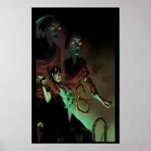 Een privé-schrik poster