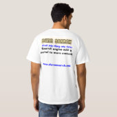 Een probleem oplossen t-shirt (Achterkant volledig)