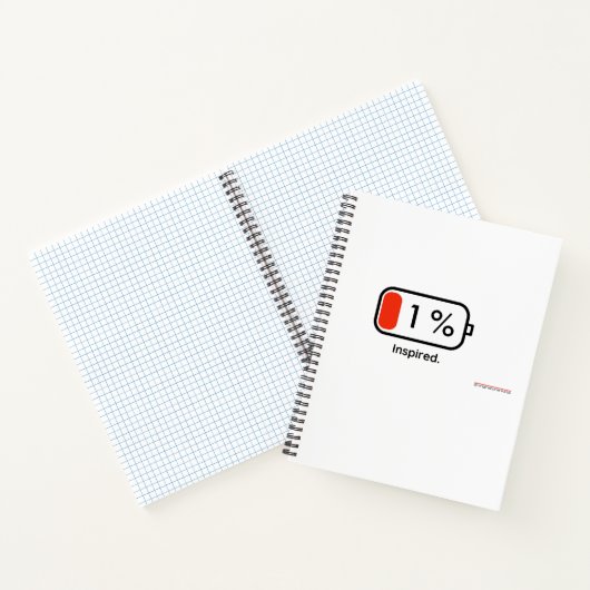 Eén procent geïnspireerd - Notitieboek (Binnen)