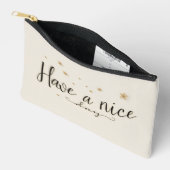 Een product met een ontwerp van "Have a nice day" Etui (Open)