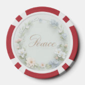 Een product met een ontwerp van "vrede" poker chips (Achterkant)