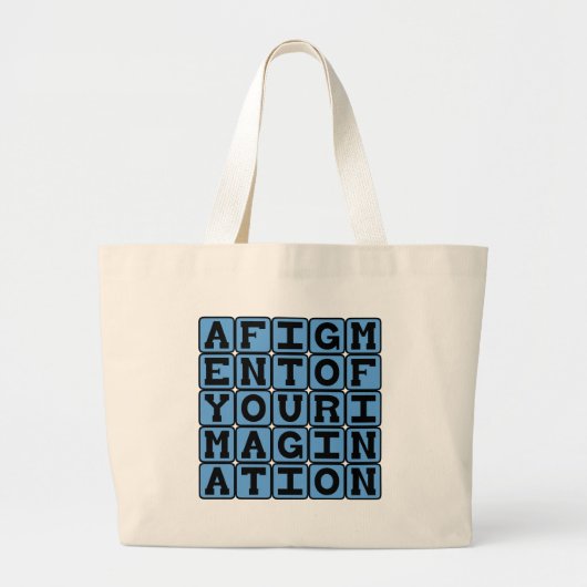 Een Product Van Je Verbeelding, Verbeelding Grote Tote Bag (Voorkant)
