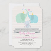 Een product van onze uitnodiging tot het Baby show (Voorkant)