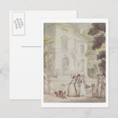 Een promenade van de Middag van de Zondag Briefkaart (Voorkant / Achterkant)