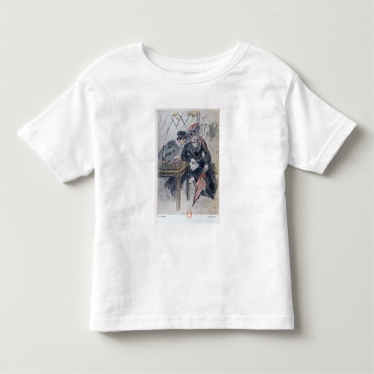 Een prostituee en haar cliënt kinder shirts (Voorkant)