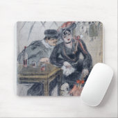 Een prostituee en haar cliënt muismat (Met muis)