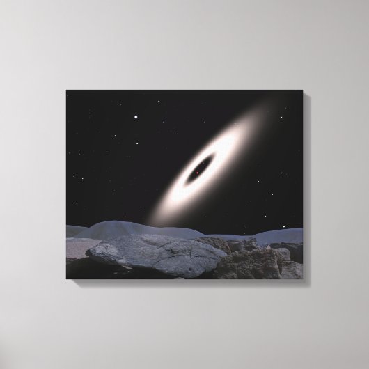 Een protoplanetaire schijf canvas afdruk (Voorkant)