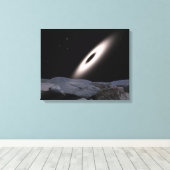 Een protoplanetaire schijf canvas afdruk (Insitu (Houten vloer))