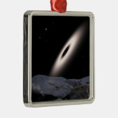 Een protoplanetaire schijf metalen ornament (Rechts)