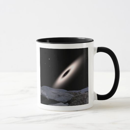 Een protoplanetaire schijf mok (Rechts)