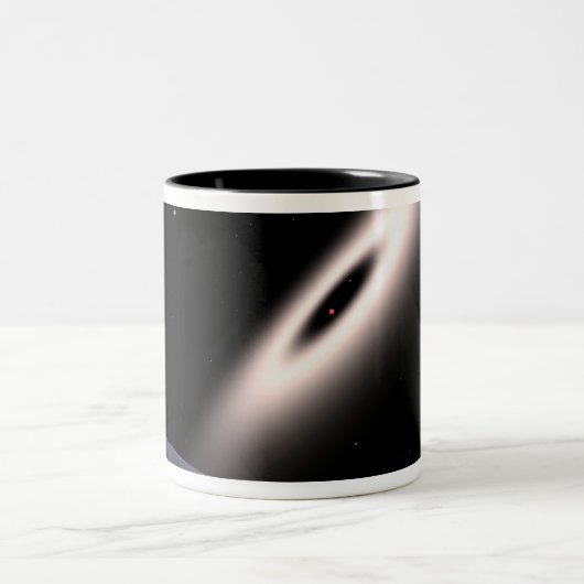 Een protoplanetaire schijf tweekleurige koffiemok (Center)
