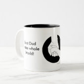 Eén proud vader Mok (Voorkant links)