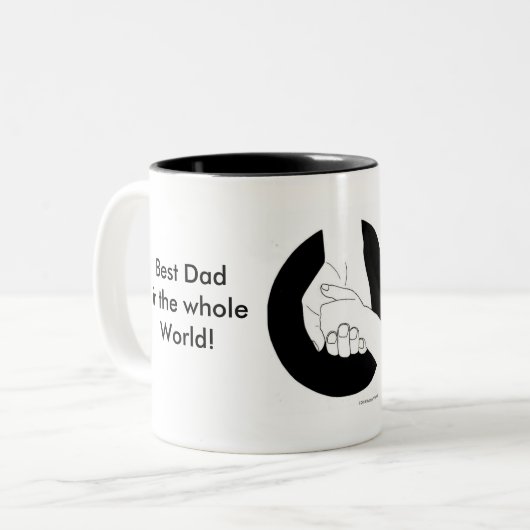 Eén proud vader Mok (Voorkant links)