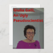 Een pseudowetenschapper Gall aankondiging (Voorkant / Achterkant)