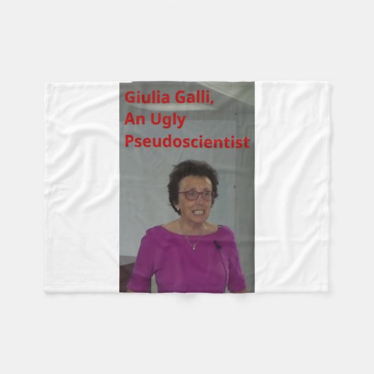 Een pseudowetenschapper Galli Fleece Blanket (Voorkant (Horizontaal))