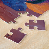 Een psychedelische woestijnscene legpuzzel (Zijkant)