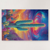 Een psychedelische woestijnscene legpuzzel (Horizontaal)