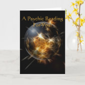 Een "psychische Lezing voor u" Wenskaart Kaart (Gele Bloem)