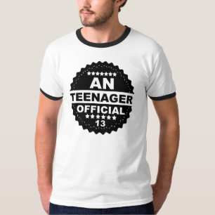 EEN PUBLIEK TEENAGER 13e BIRTHDAY-T-shirt T-shirt