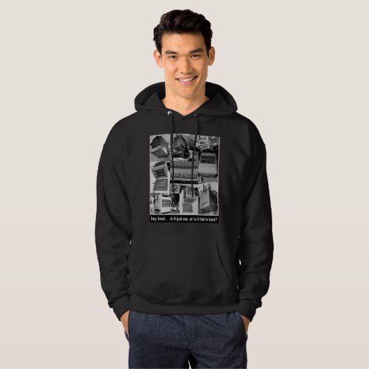 Een pullover sweatshirt, want het wordt koud... (Voorkant volledig)