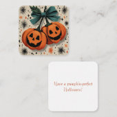 Een Pumpkin-Perfect Halloween! | Schattigee pompoe Notitiekaartje (Voorkant / Achterkant)