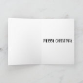 Een punk kerstkaart kaart (Binnen)