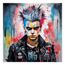 Een punkposter