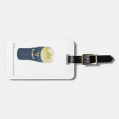 Een punt van Guinness Bagagelabel (Voorkant horizontaal)