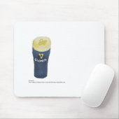 Een punt van Guinness Muismat (Met muis)