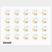 Een Pup Dog Party Favor aannemen Ronde Sticker (Vel)