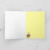 Een puppy in een mand - Gelukkige Pasen! Feestdagen Kaart (Binnen)