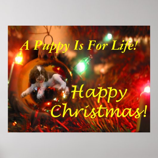 Een puppy is voor het leven! poster (Voorkant)