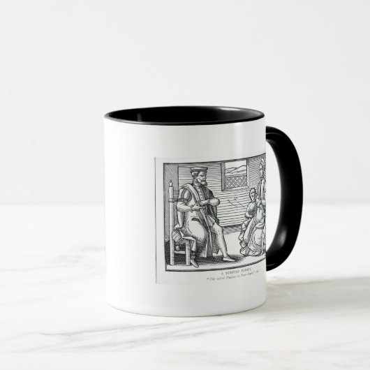 Een puriteinfamilie mok (Voorkant rechts)