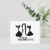 Een Purrfect Love Cat Briefkaart (Staand voorkant)