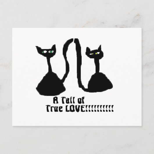 Een Purrfect Love Cat Briefkaart (Voorkant)