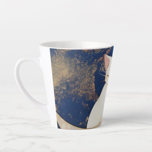 Een puur perfecte slok latte mok (Links)