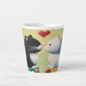 Een puur perfecte slok latte mok (Voorkant)