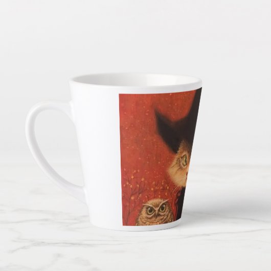 Een puur perfecte slok latte mok (Links)