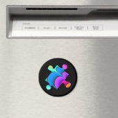 Een puzzel stuk magneet (Insitu (Vaatwasser))